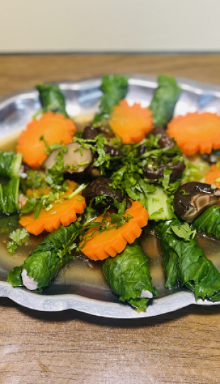 Chả Cá Hấp Cải Xanh