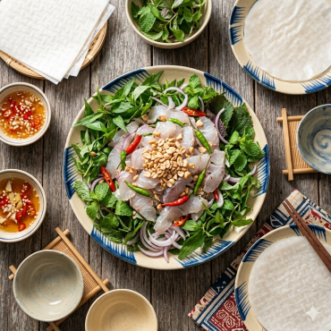 Khám phá hương vị độc đáo của gỏi cá đục miền biển